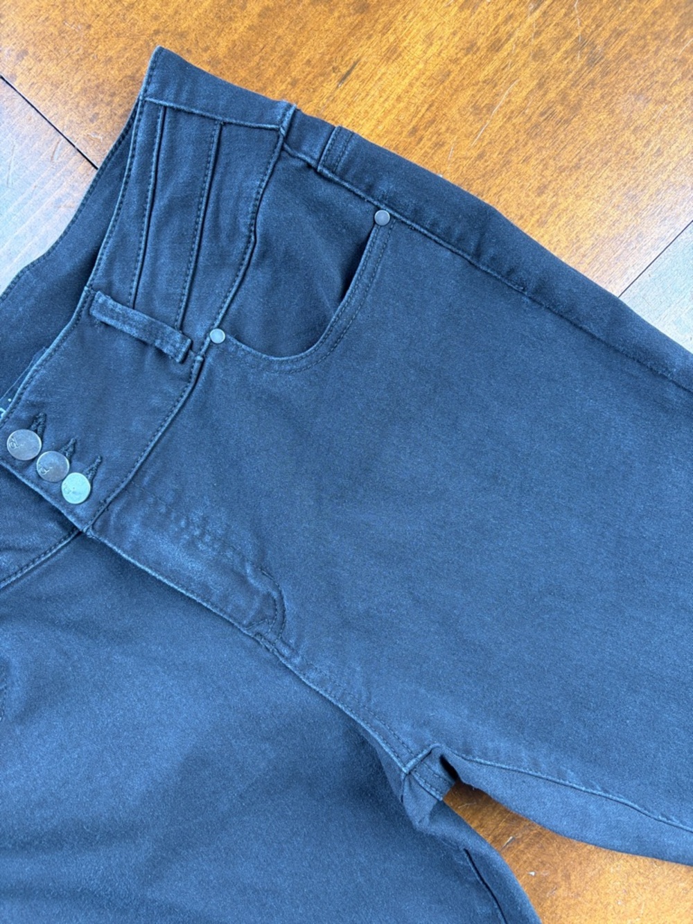 d.Jeans Capri Length Black Jeans Size 14 - Picture 5 of 10